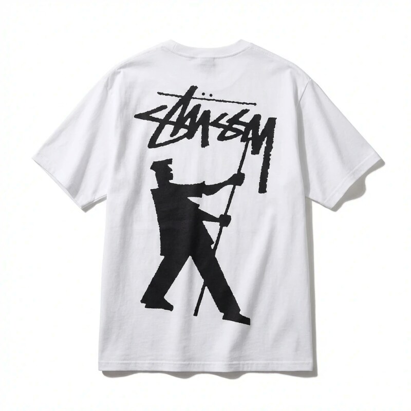 Stussy Graffiti Style White T-shirt