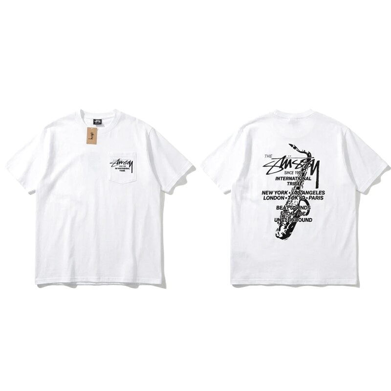 Stussy International Series Simple White T-shirt