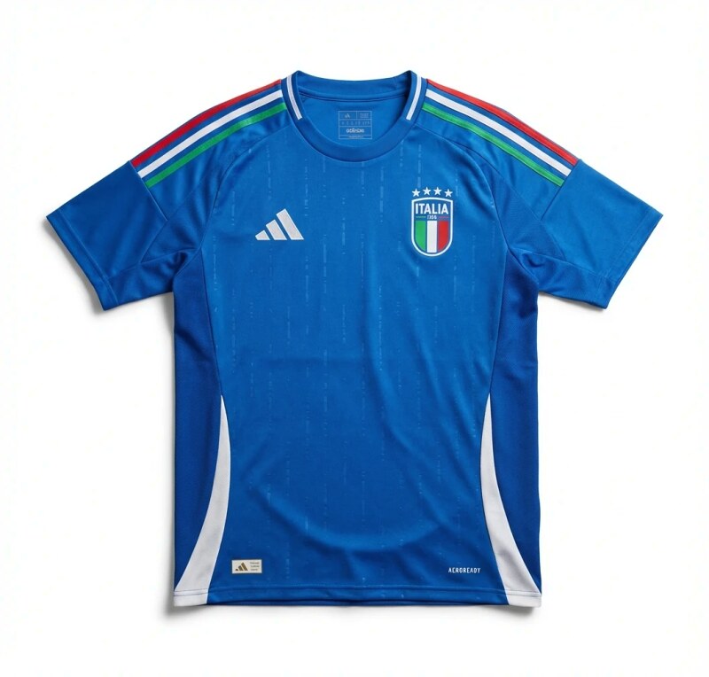 Stussy Italian-style blue short-sleeved shirt