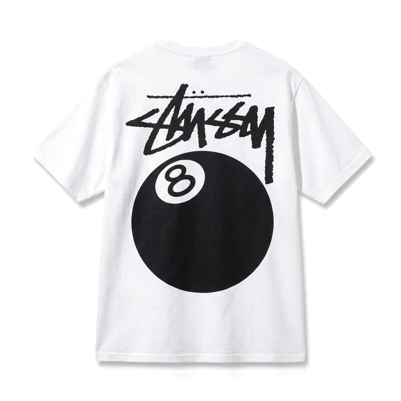 Stussy No.8 Ball White T-shirt