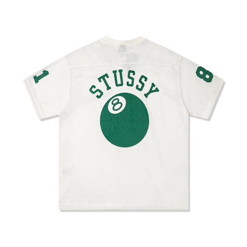 Stussy No.8 Ball White Trendy T-shirt
