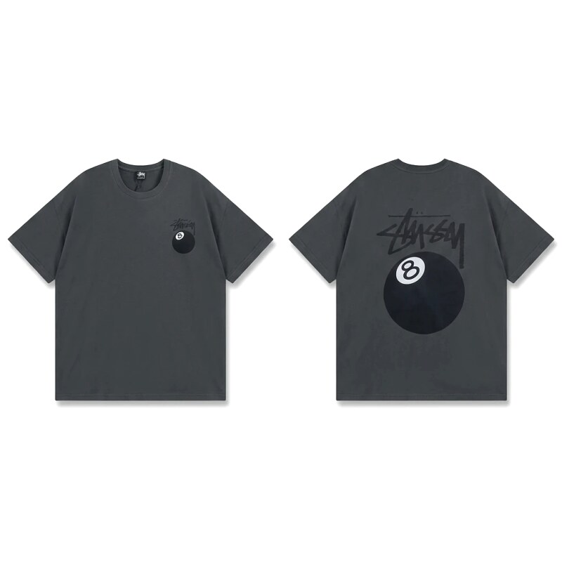 Stussy No.8 Retro Black T-shirt