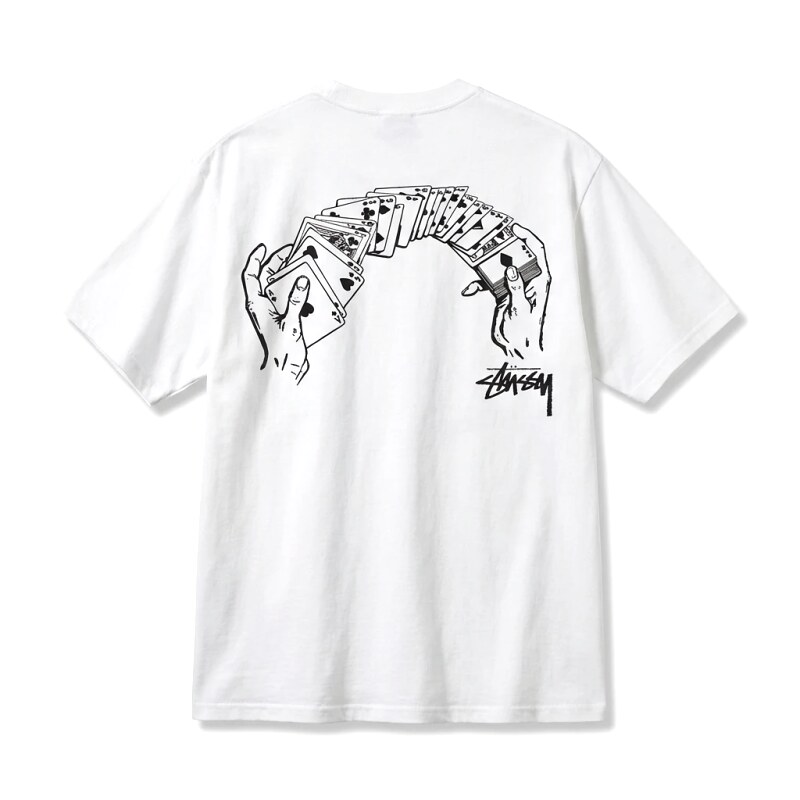 Stussy Poker Print Style T-shirt