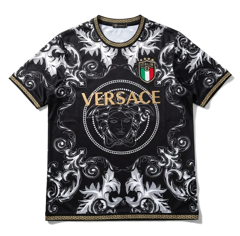 Stussy retro-style black-based T-shirt