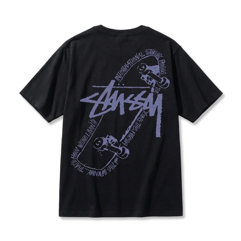 Stussy Skateboarding Series Black T-shirt