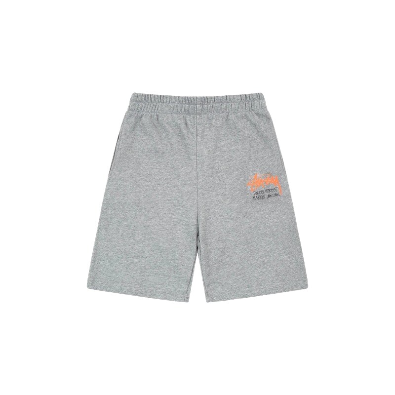 Stussy street-style grey shorts