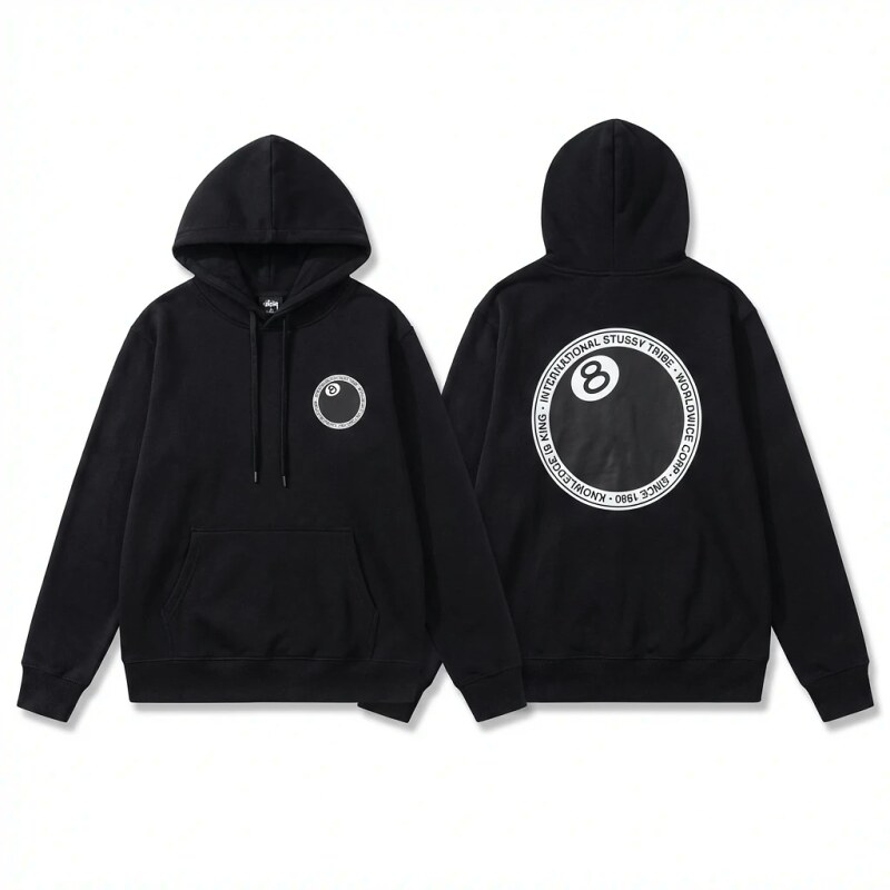 Stussy Tai Chi Style Black Hoodie
