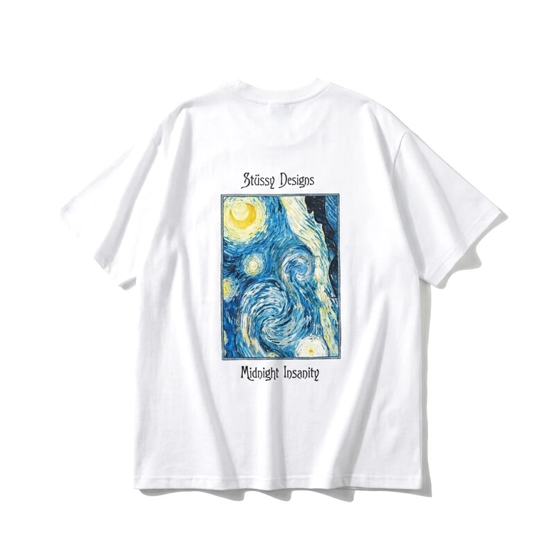 Stussy Van Gogh Series White T-shirt
