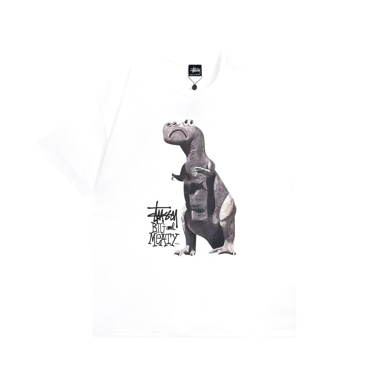 Stussy White Spider Graphic T-Shirt Color Pop Logo