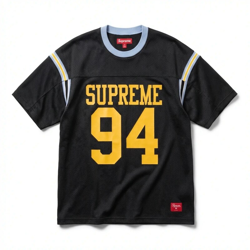 Supreme 94 Series Retro Style Black T-shirt