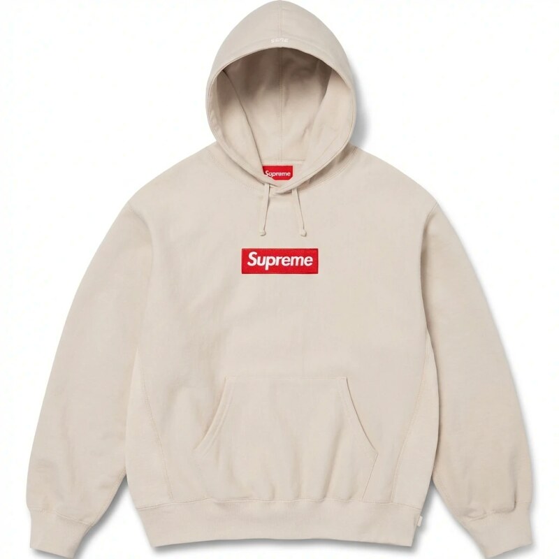 Supreme basic casual style beige hoodie