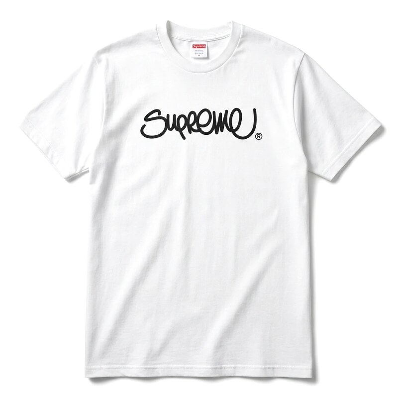Supreme basic white T-shirt