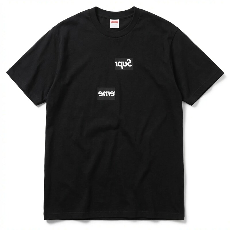 Supreme classic black T-shirt