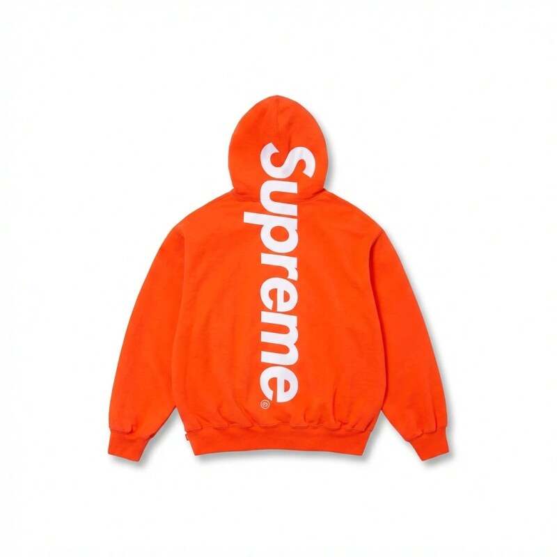 Supreme classic orange hoodie