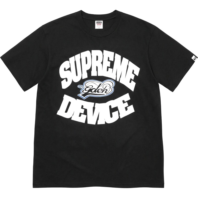 Supreme Device Series Trendy and Cool Black T-shirts
