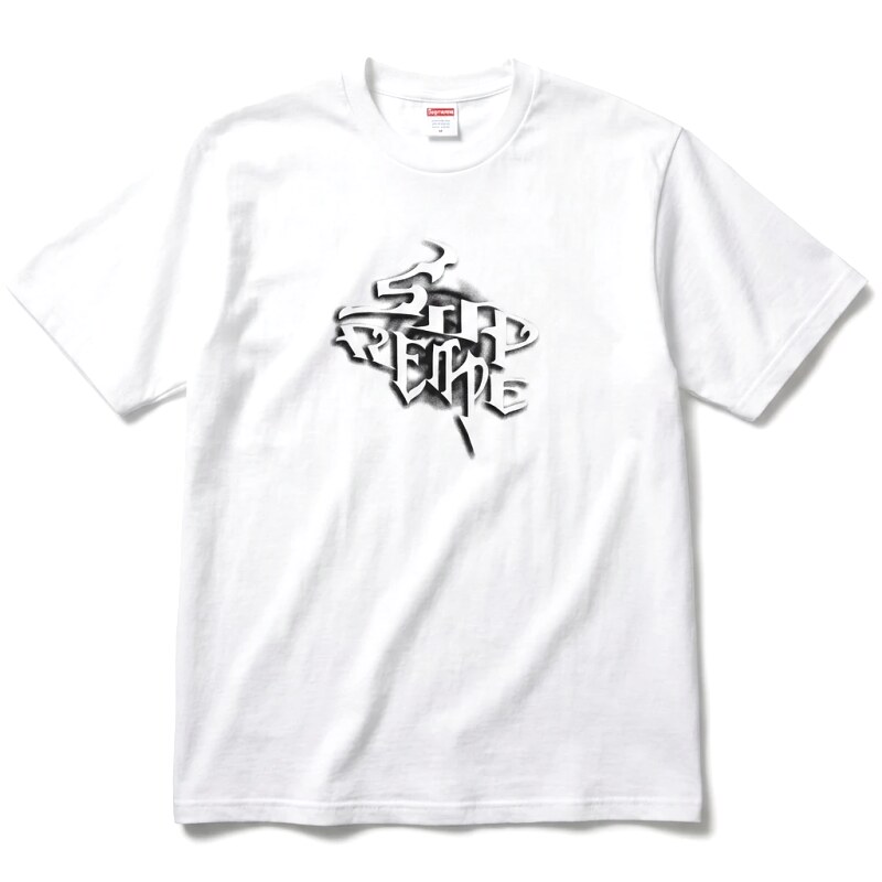 Supreme Gothic Style White T-shirt