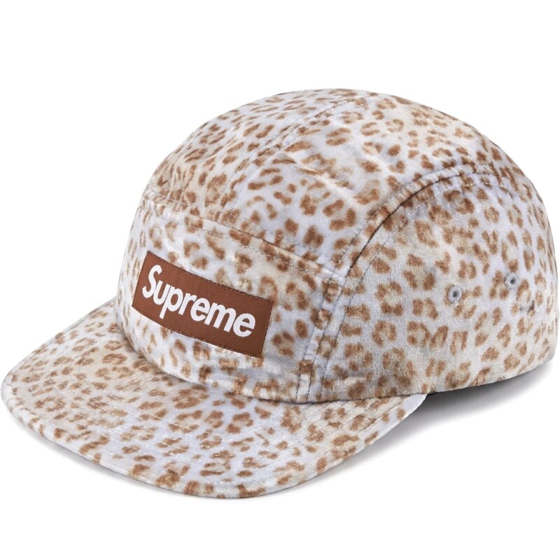 Supreme Leopard Print Retro Windproof Hat