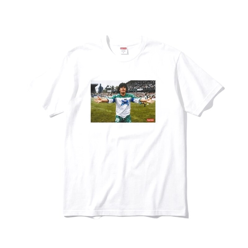 Supreme Maradona Series White T-shirt