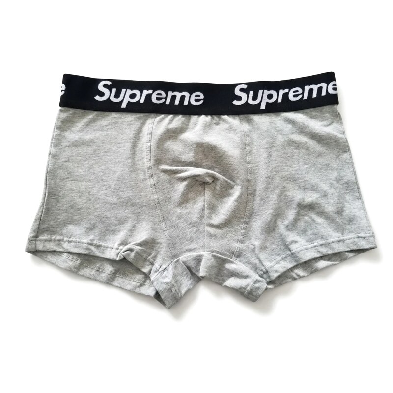 Supreme minimalist light gray underwear