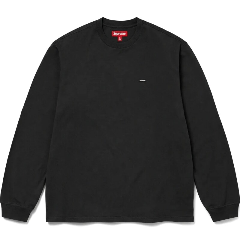 Supreme minimalist style black long-sleeved shirt