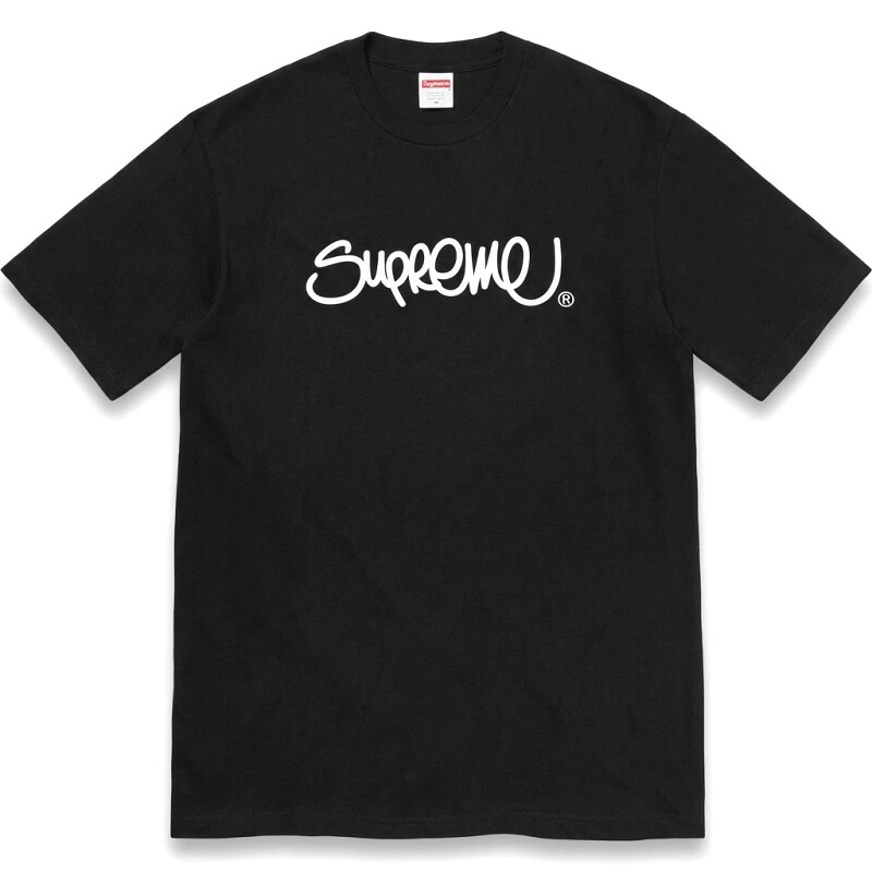 Supreme minimalist style black T-shirt