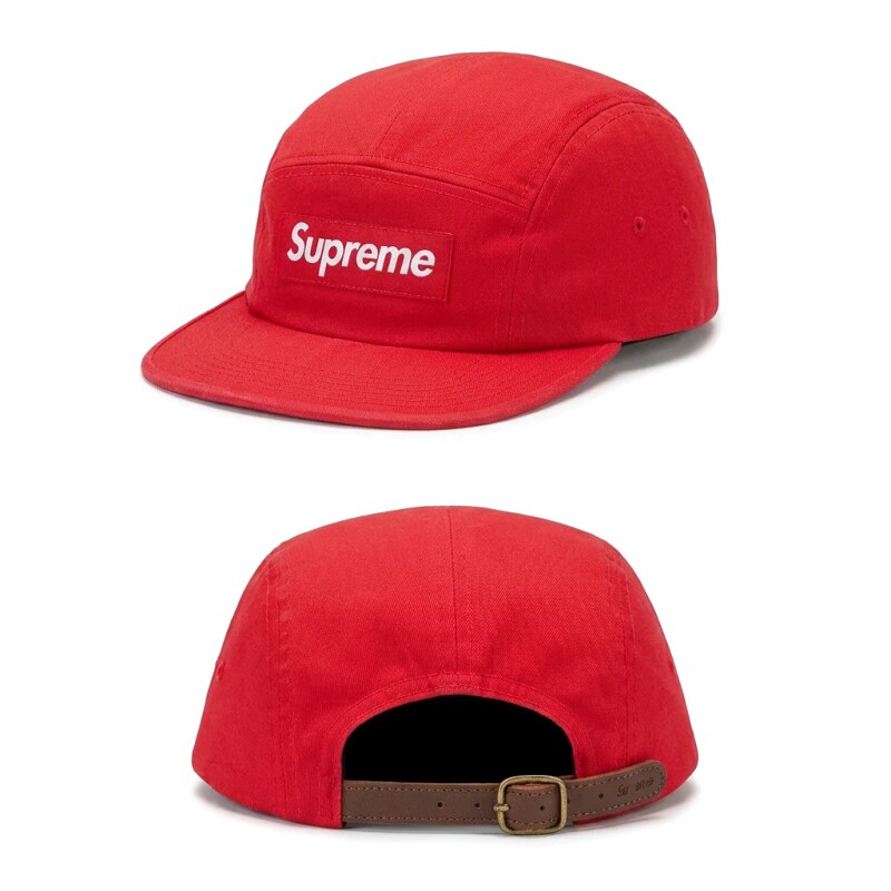 Supreme minimalist style red cap