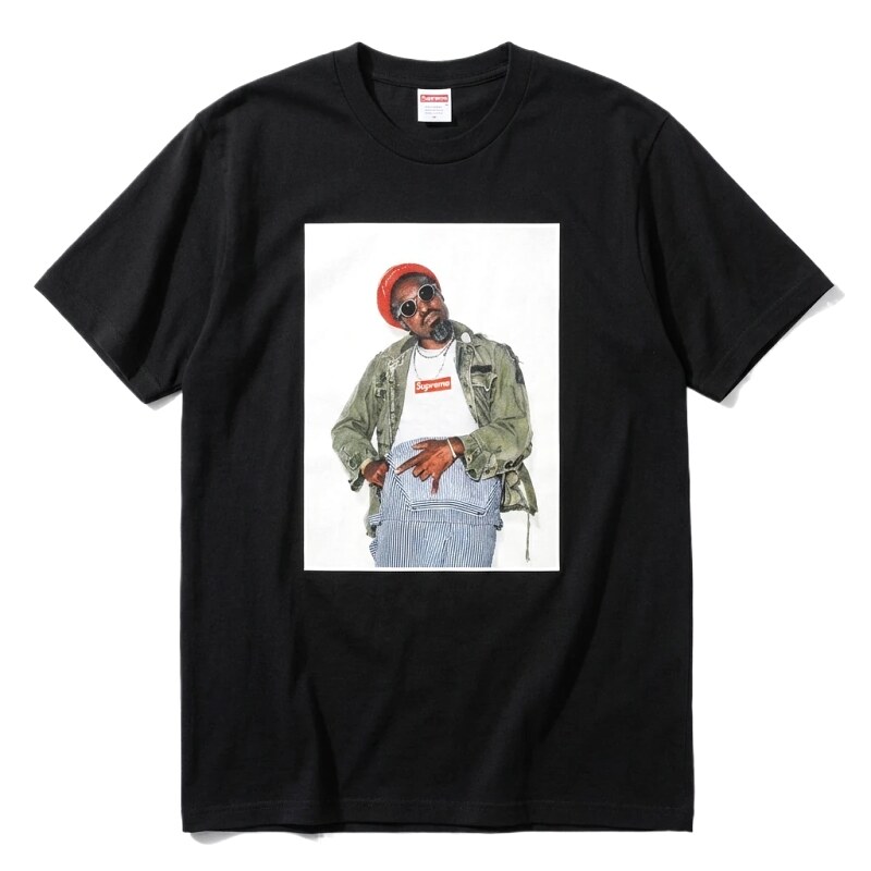 Supreme Portrait Style Black T-shirt