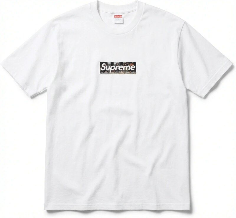 Supreme Retro Style White T-shirt