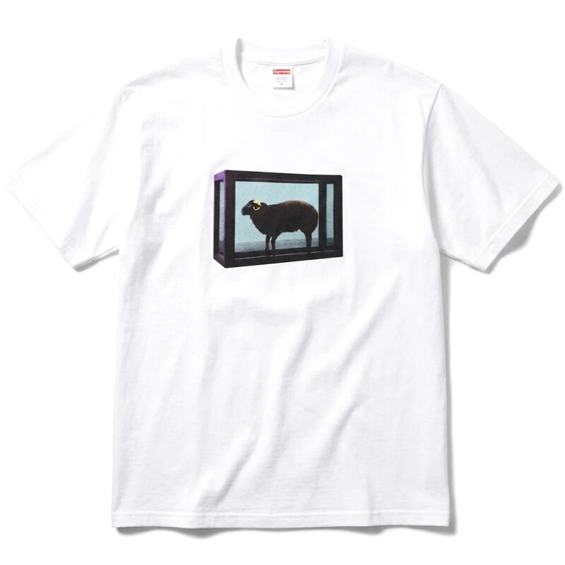 Supreme Sheep Print White T-shirt
