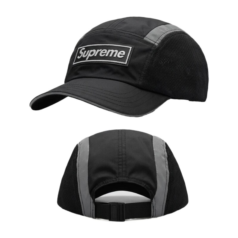 Supreme sporty black and grey hat