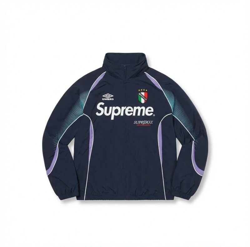 Supreme sporty dark blue jacket