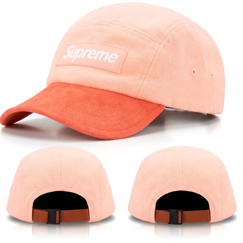 Supreme Stitching Trendy Brand Style Pink Hat