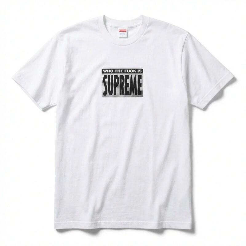 Supreme trendy and cool style white T-shirt