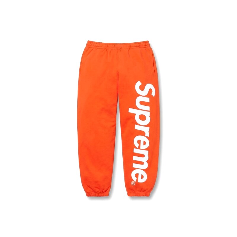 Supreme trendy brand orange sweatpants