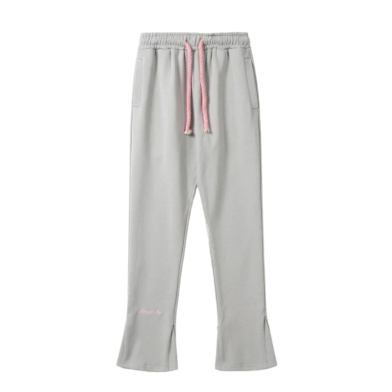 SynaWorld Casual Light Gray Long Pants