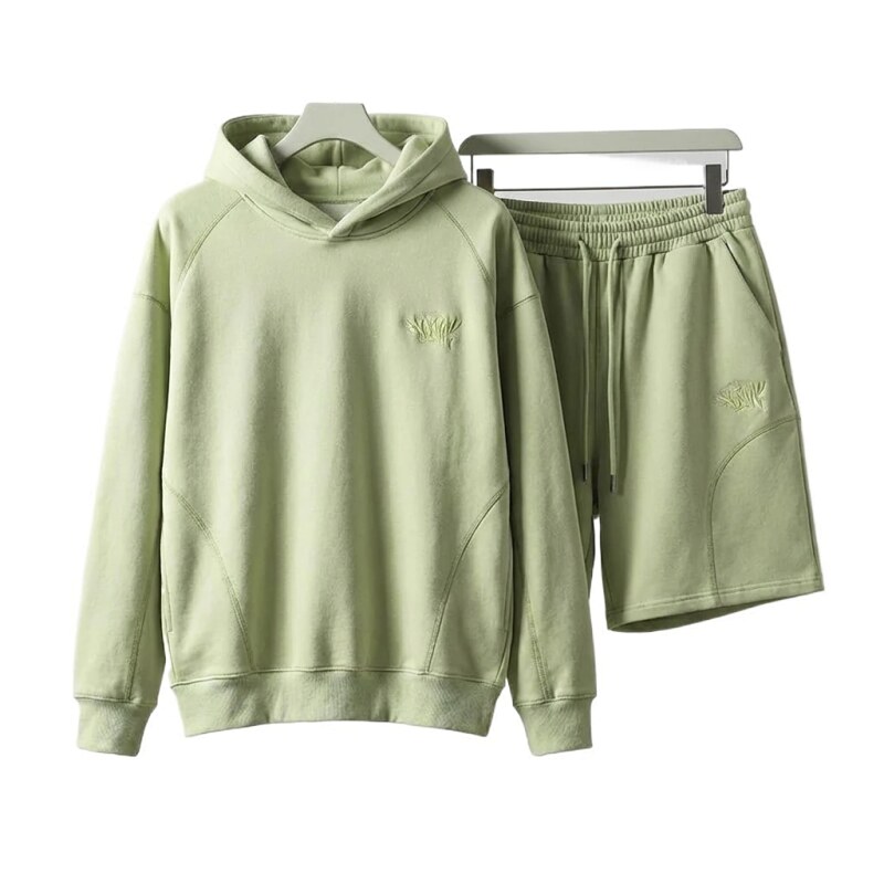 SynaWorld casual style light green suit