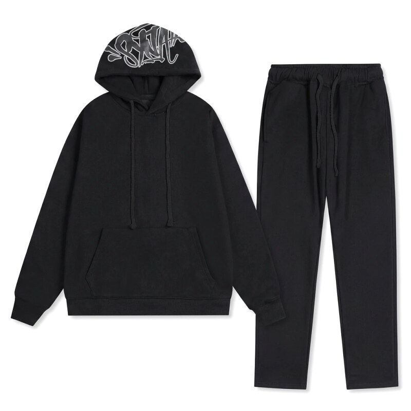 SynaWorld graffiti-style black suit
