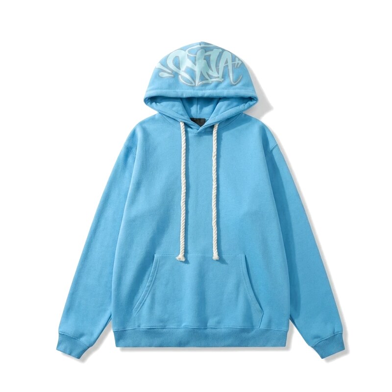 SynaWorld Graffiti-style Blue Hoodie