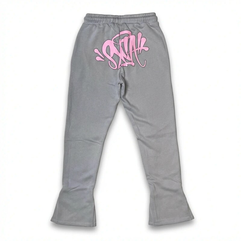 SynaWorld Graffiti Style Grey Sweatpants
