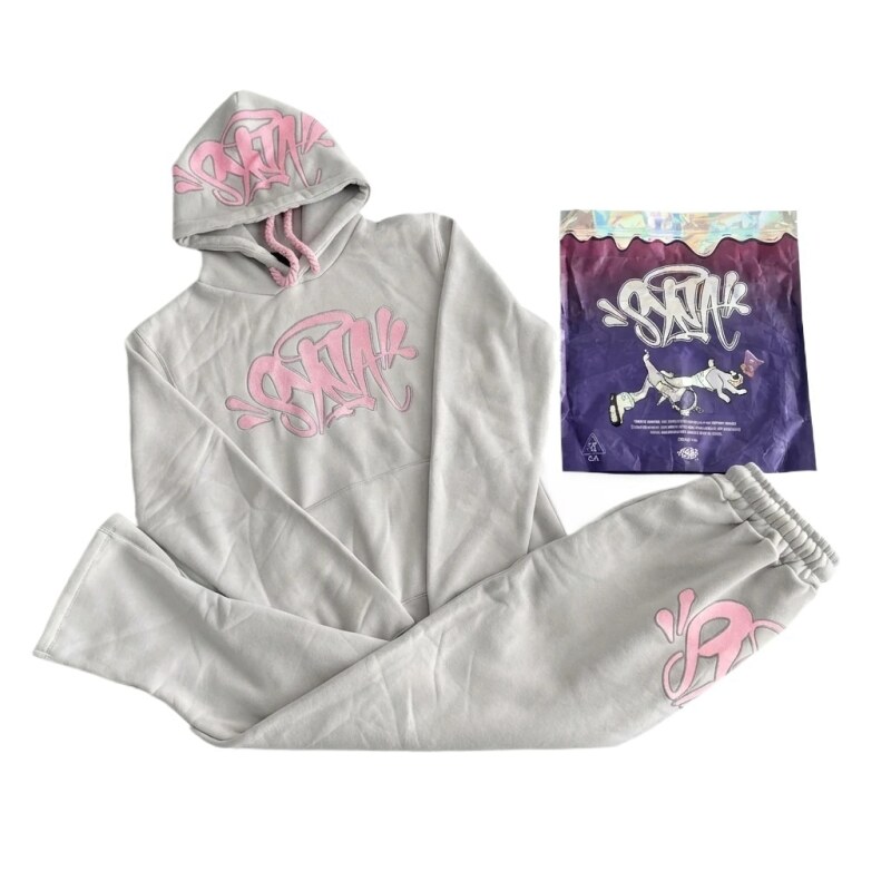 SynaWorld Trendy and Cool Style Light Grey Hoodie