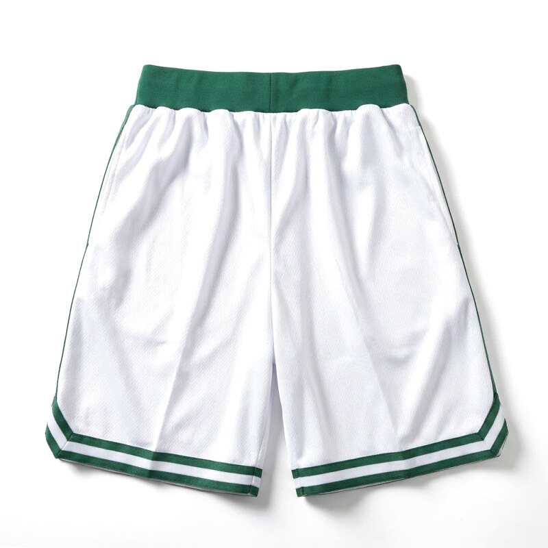Tatum sporty white-green shorts