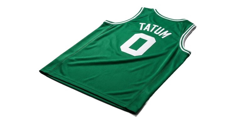 Tatum's green basketball vest