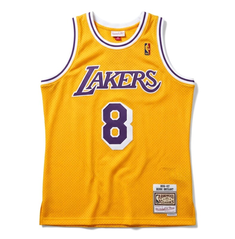 The classic yellow jersey of the Kobe Lakers.
