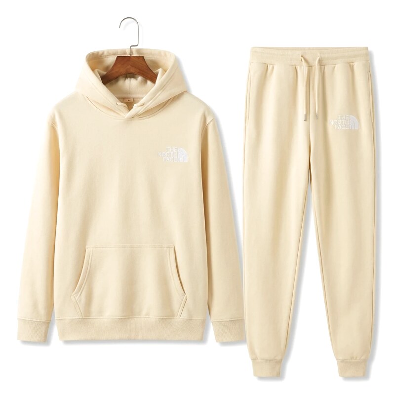 The North Face basic beige series suit
