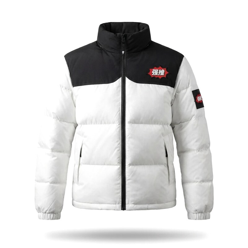 The North Face Black and White Trendy and Cool Down Jacket
