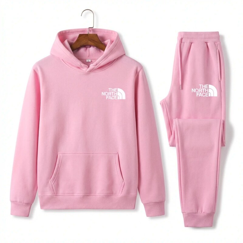 The North Face Casual Style Pink Suit