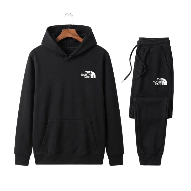 The North Face minimalist style black suit