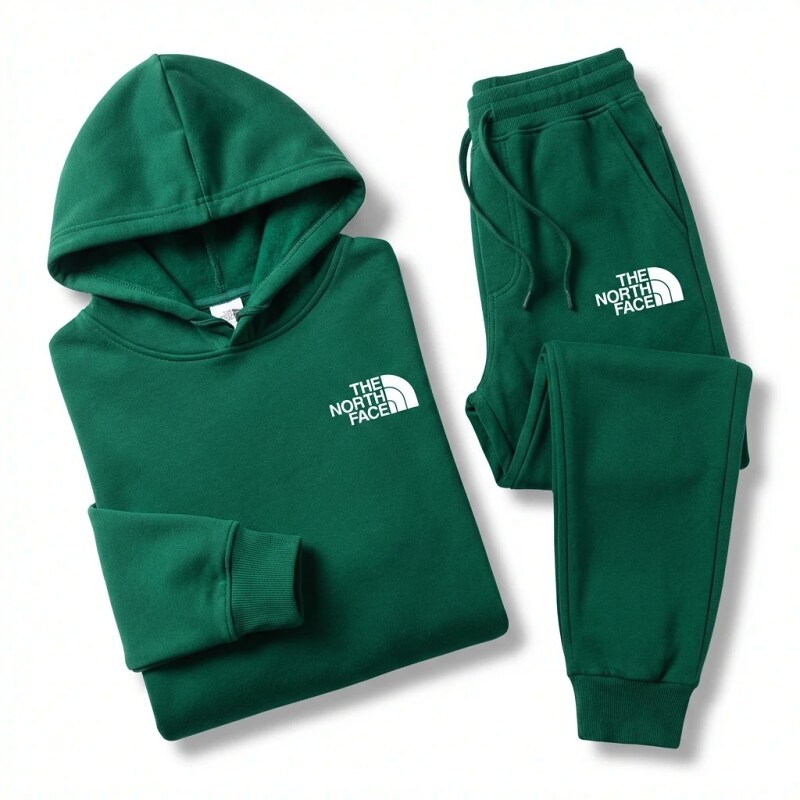 The North Face trendy and cool green suit