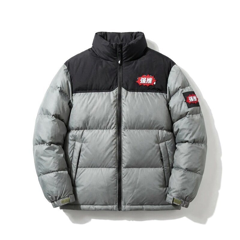 The North Face's strongly recommended Wind Grey Black down jacket