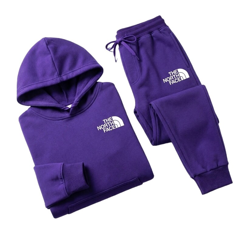 The north minimalist style purple suit.